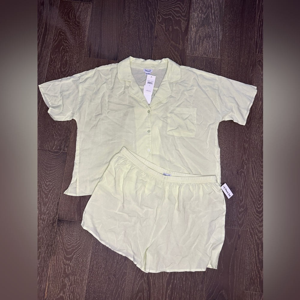 NWT Splendid 2 Piece Loungewear Set | Lime Green | XL